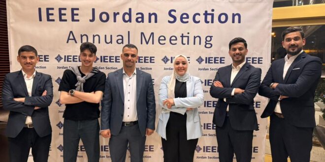 علوم الحاسوب في جامعة جرش تشارك في الاجتماع السنوي لفرع شركة IEEE في الأردن